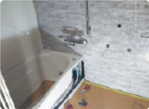 大きい音が出る作業はほぼこの時点で終えている