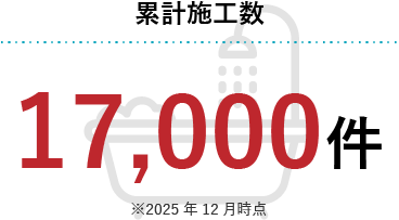 累計施工数